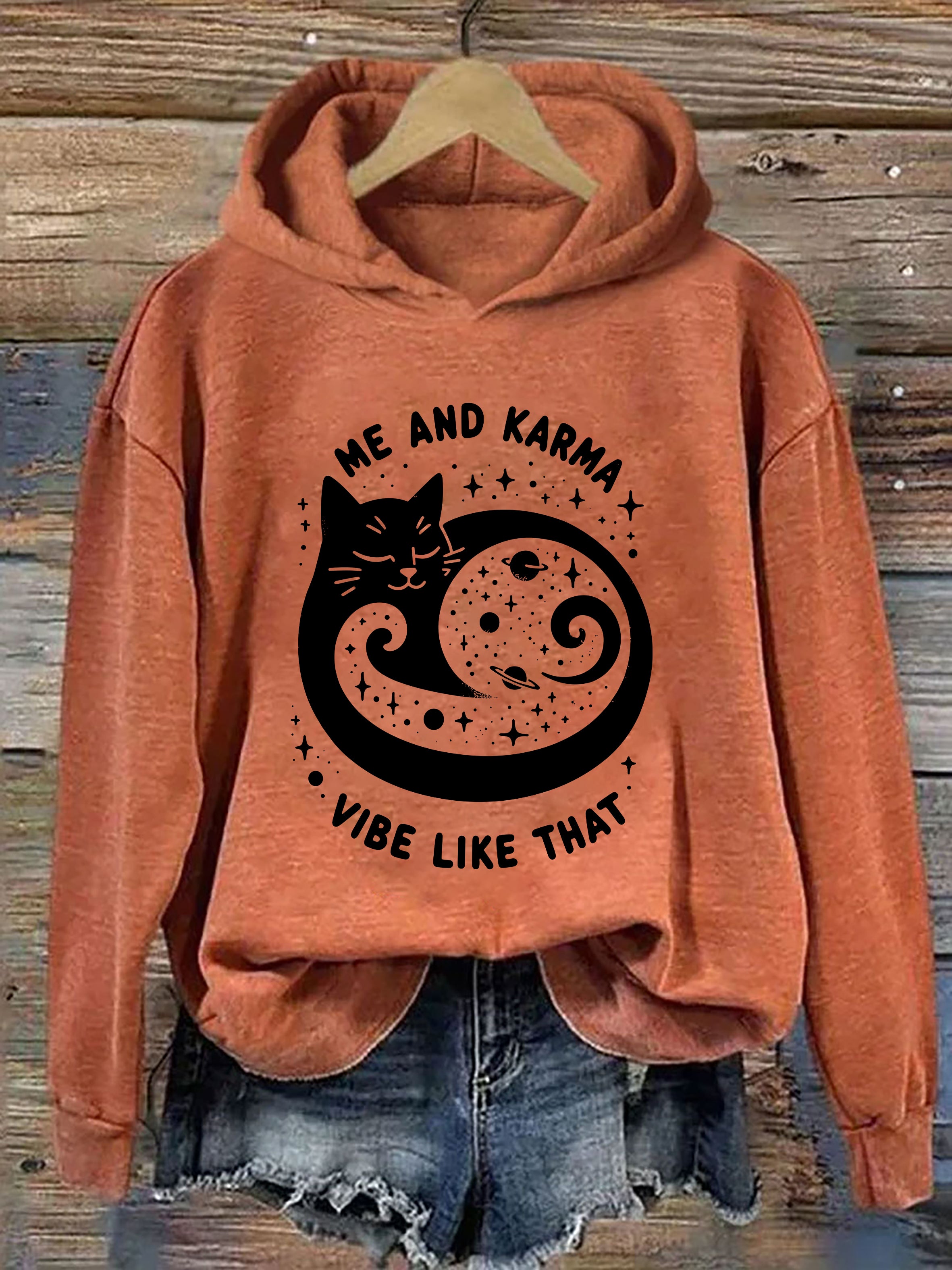 Me And My Karma Vibe Like That Hoodie