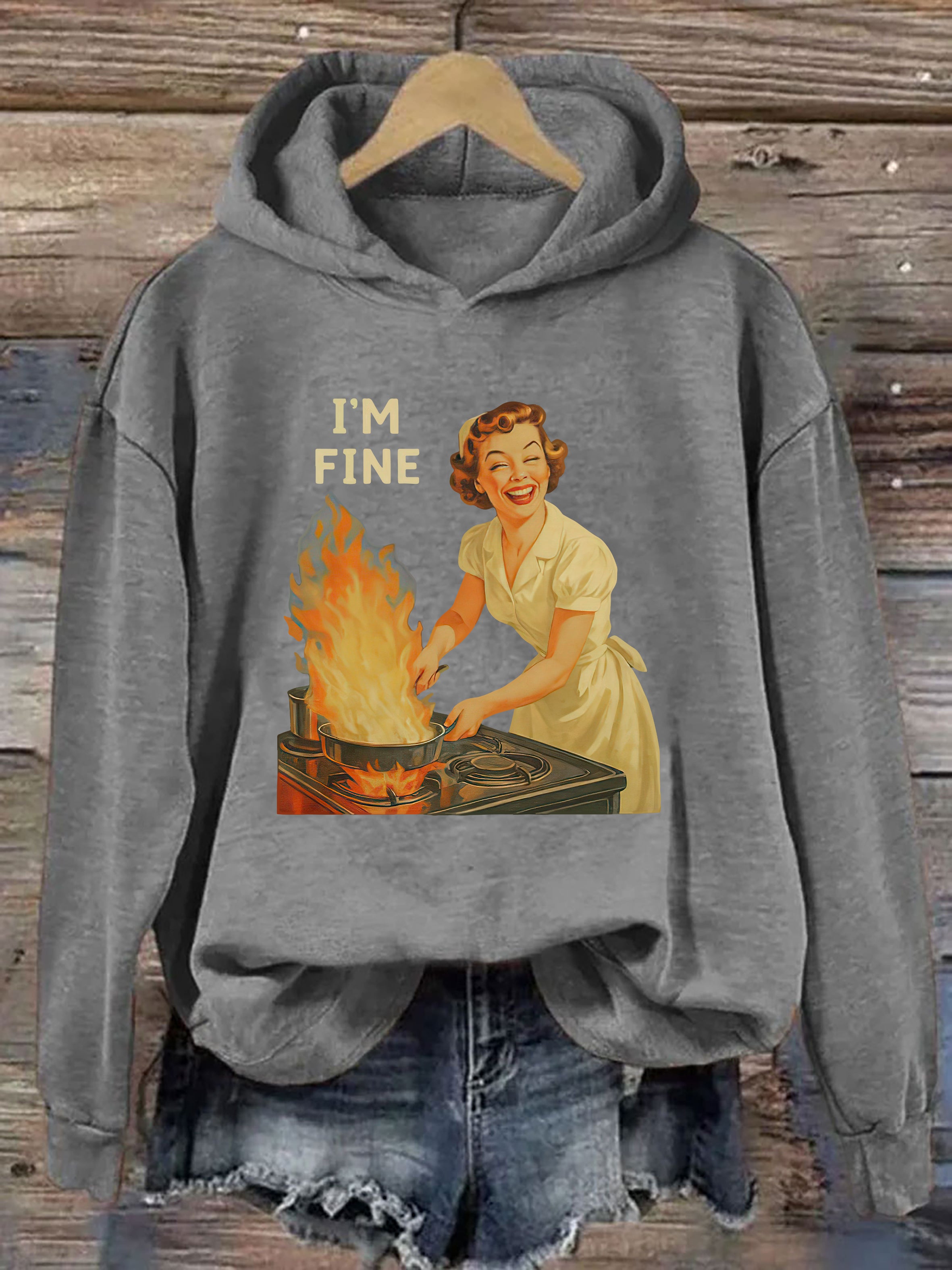 I Am Fine Hoodie