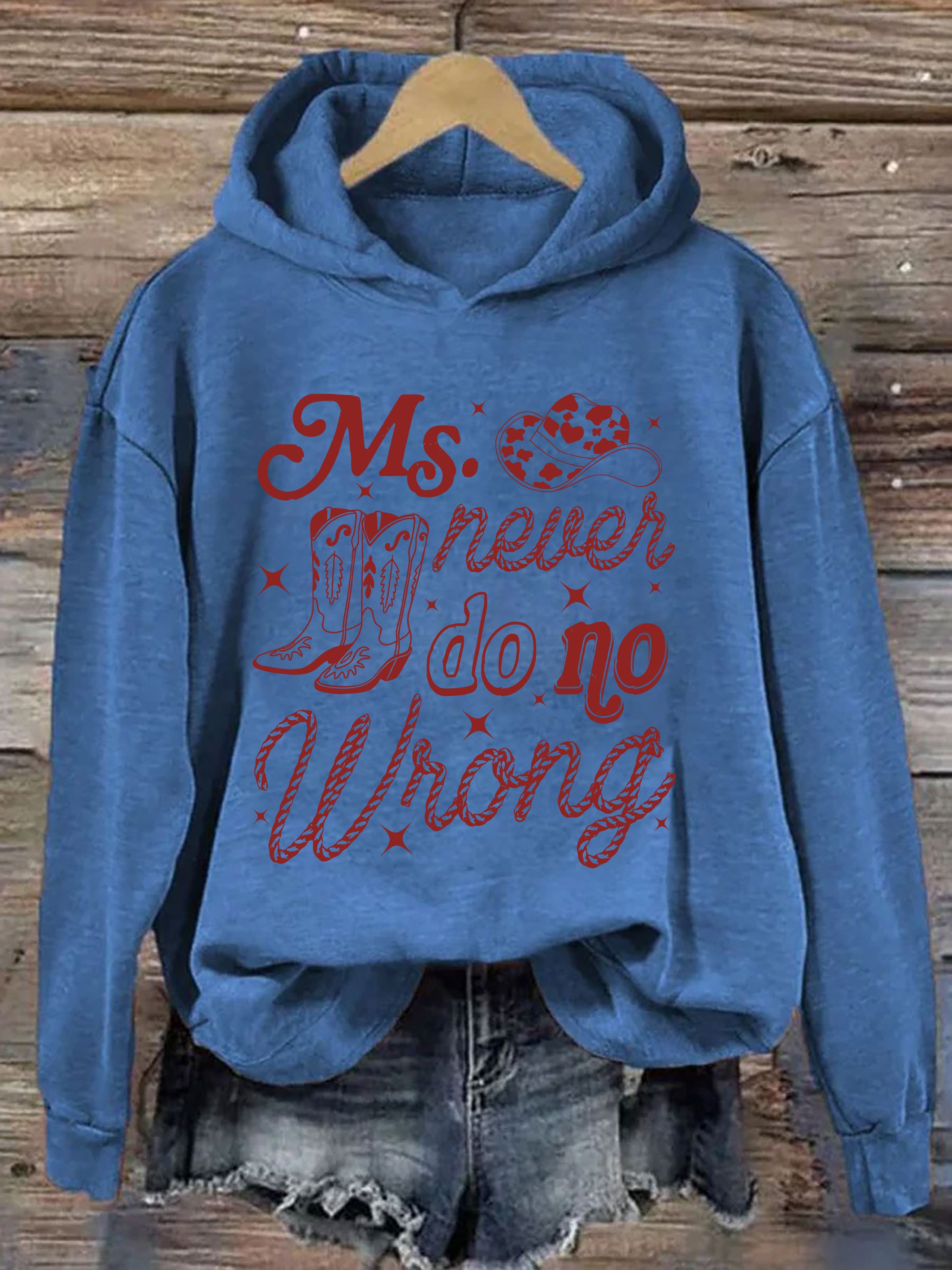 Western Cow Girl Hoodie