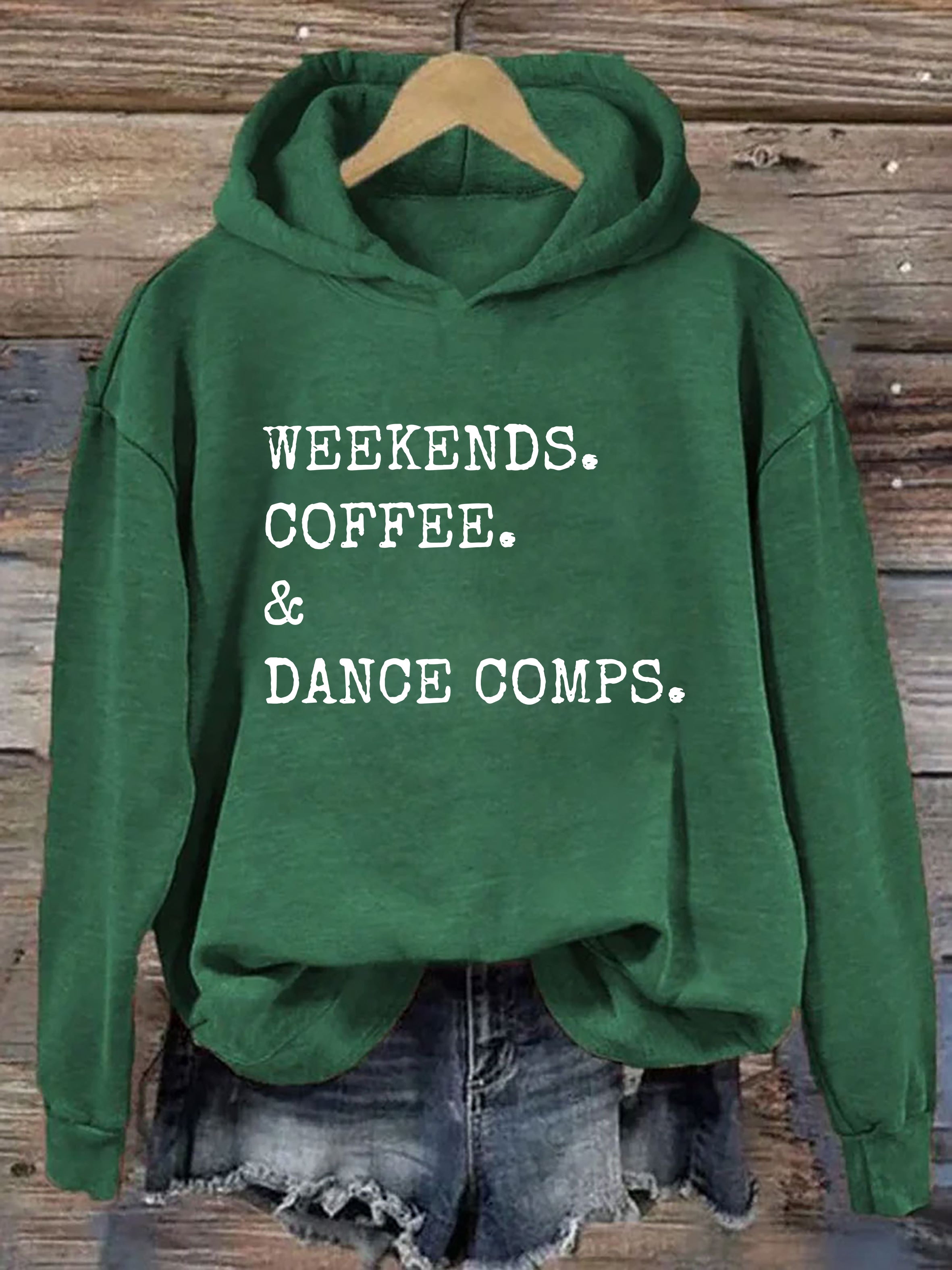 Weekends Coffee And Dance Comps Hoodie