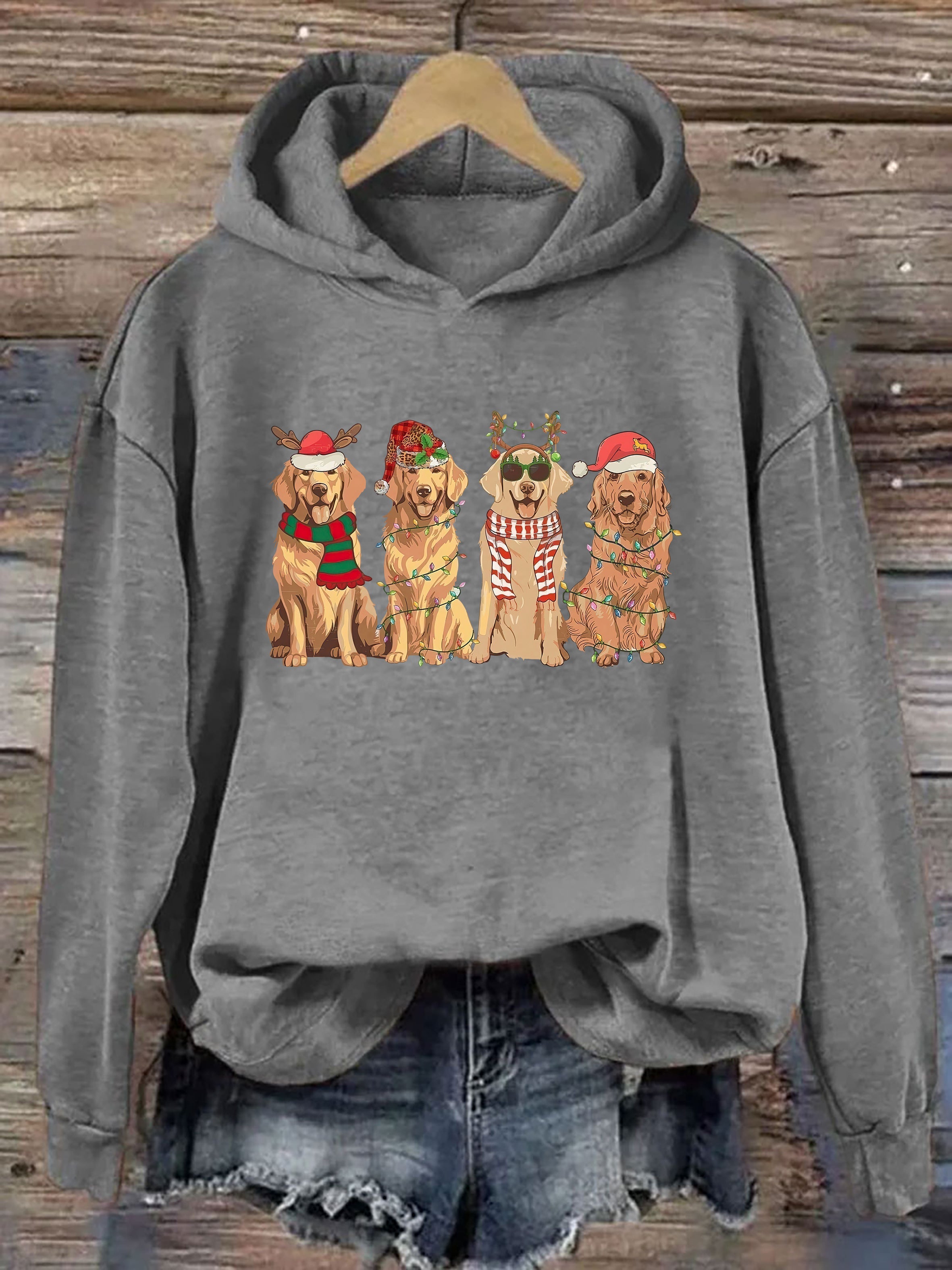 Golden Retriever Christmas Hoodie