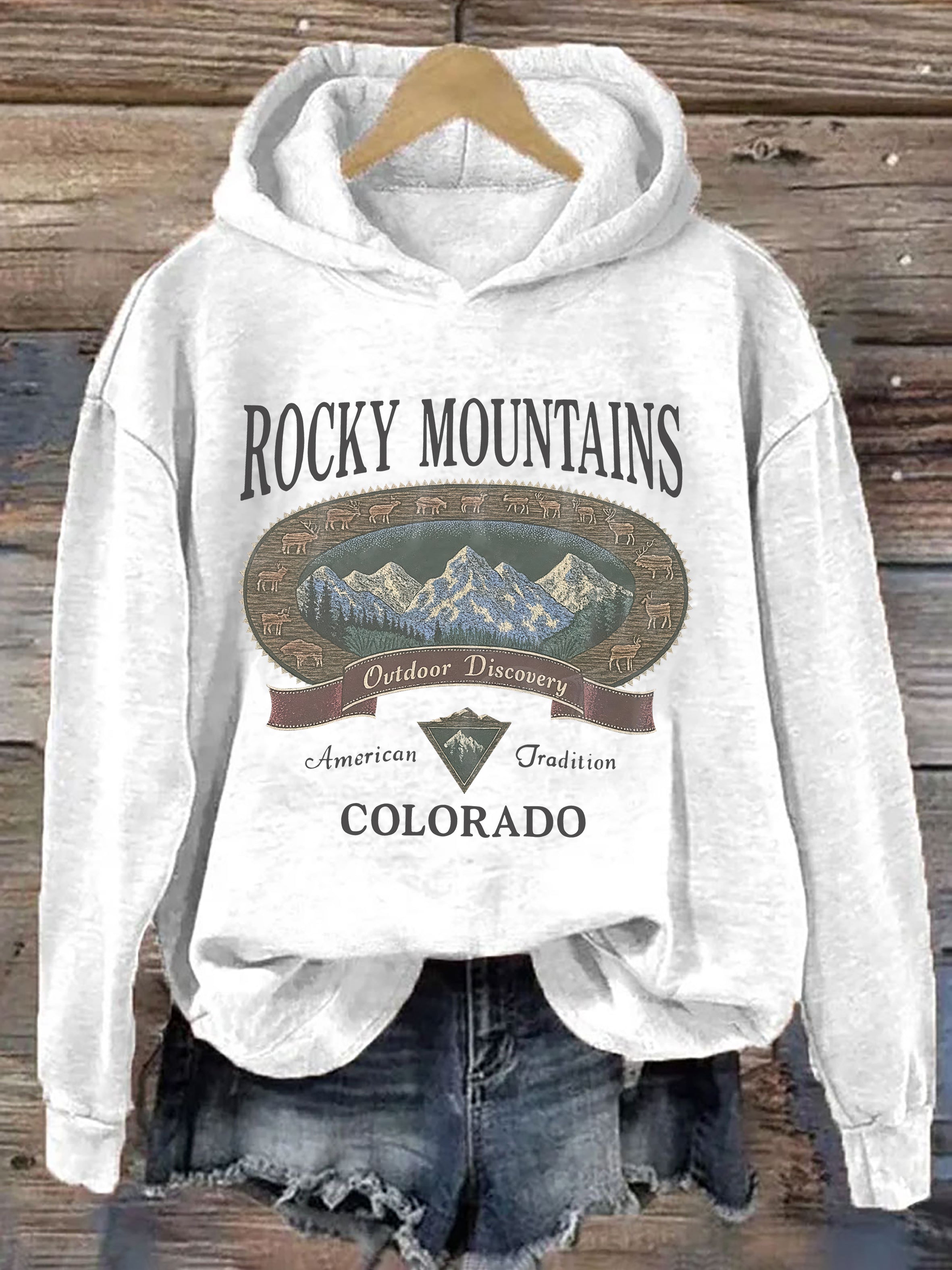 Rocky Mountains Colorado Hoodie