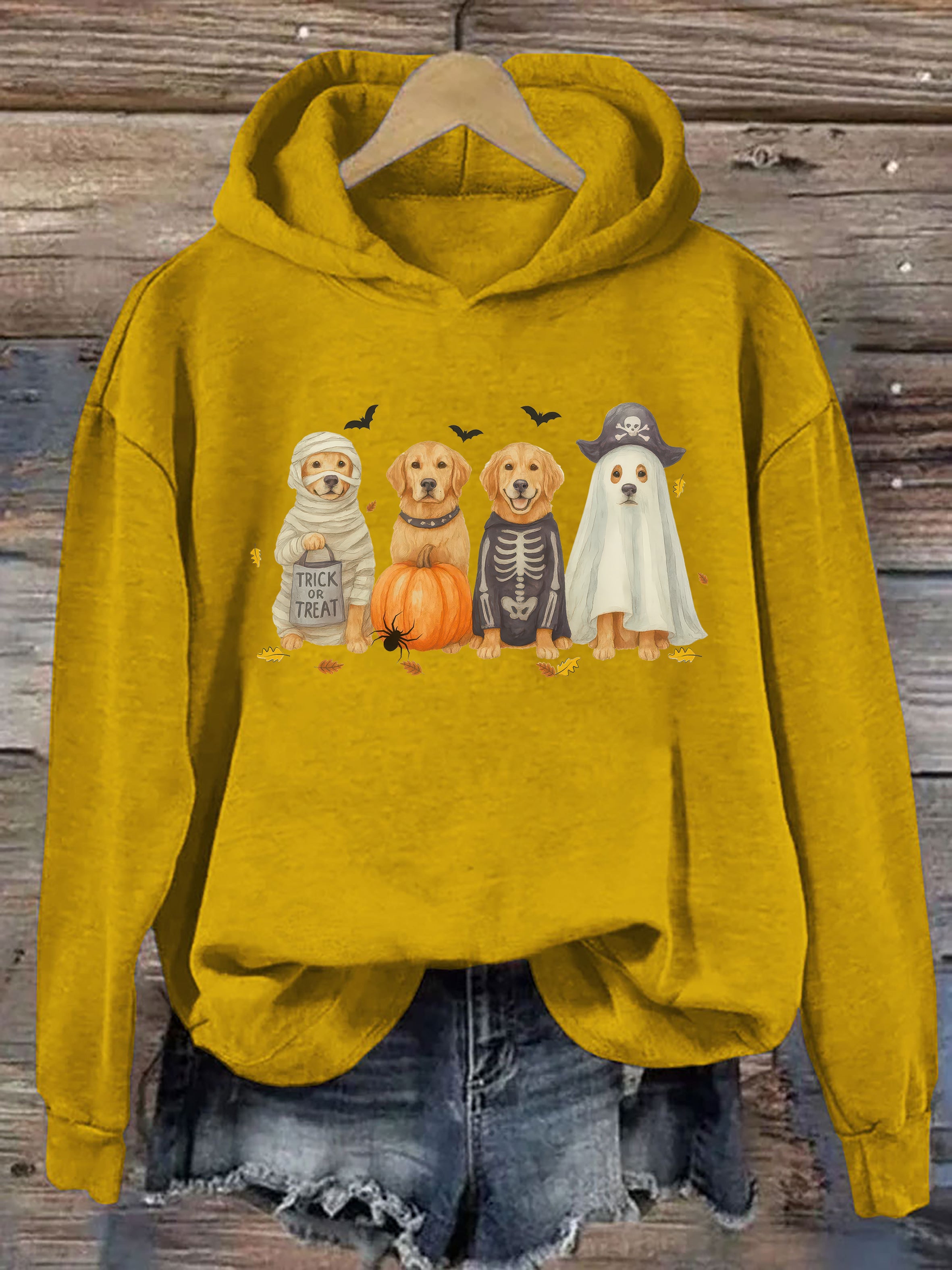 Halloween Golden Retriever Hoodie