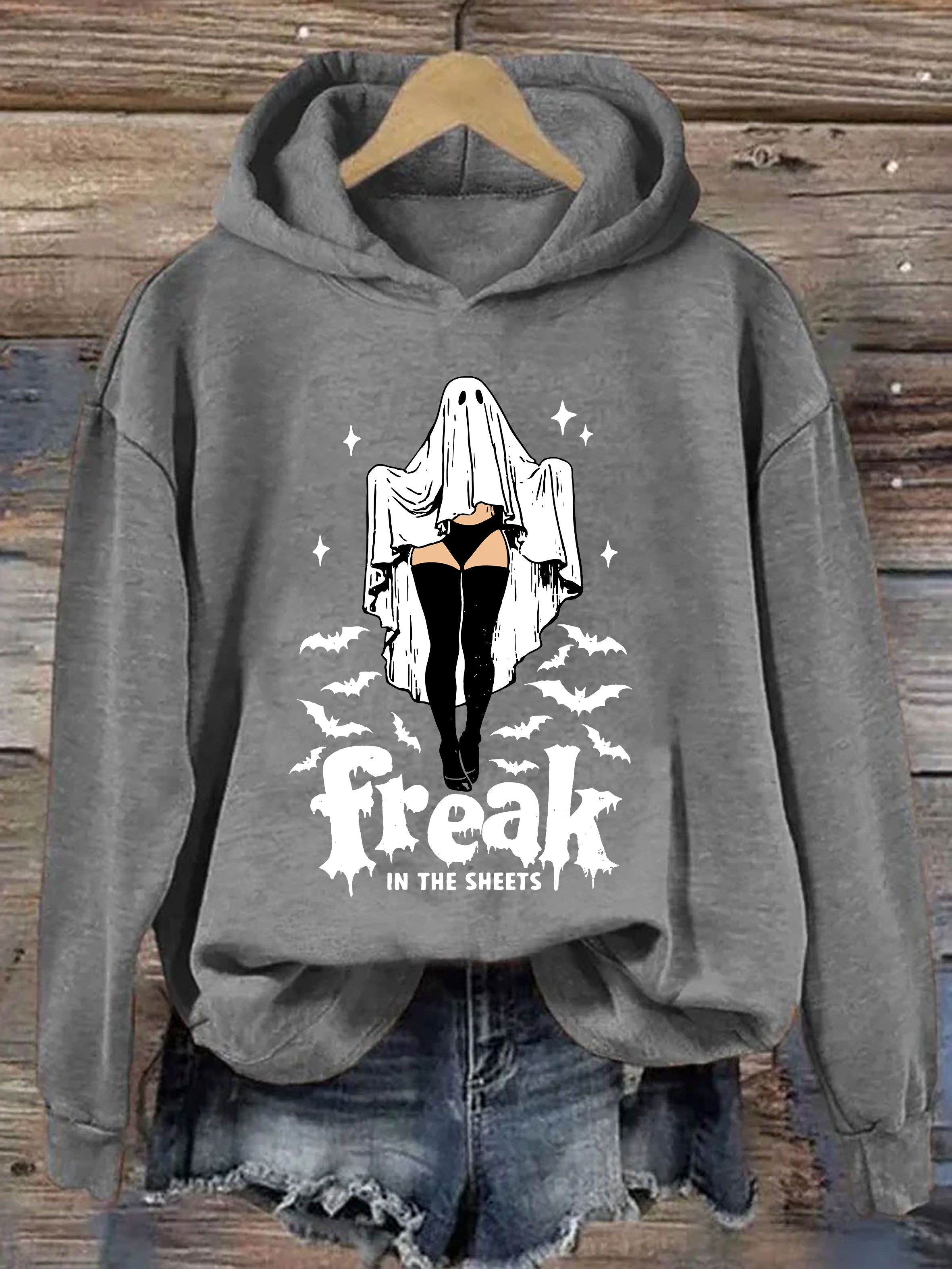 Funny Halloween Sheet Ghost Freak Hoodie