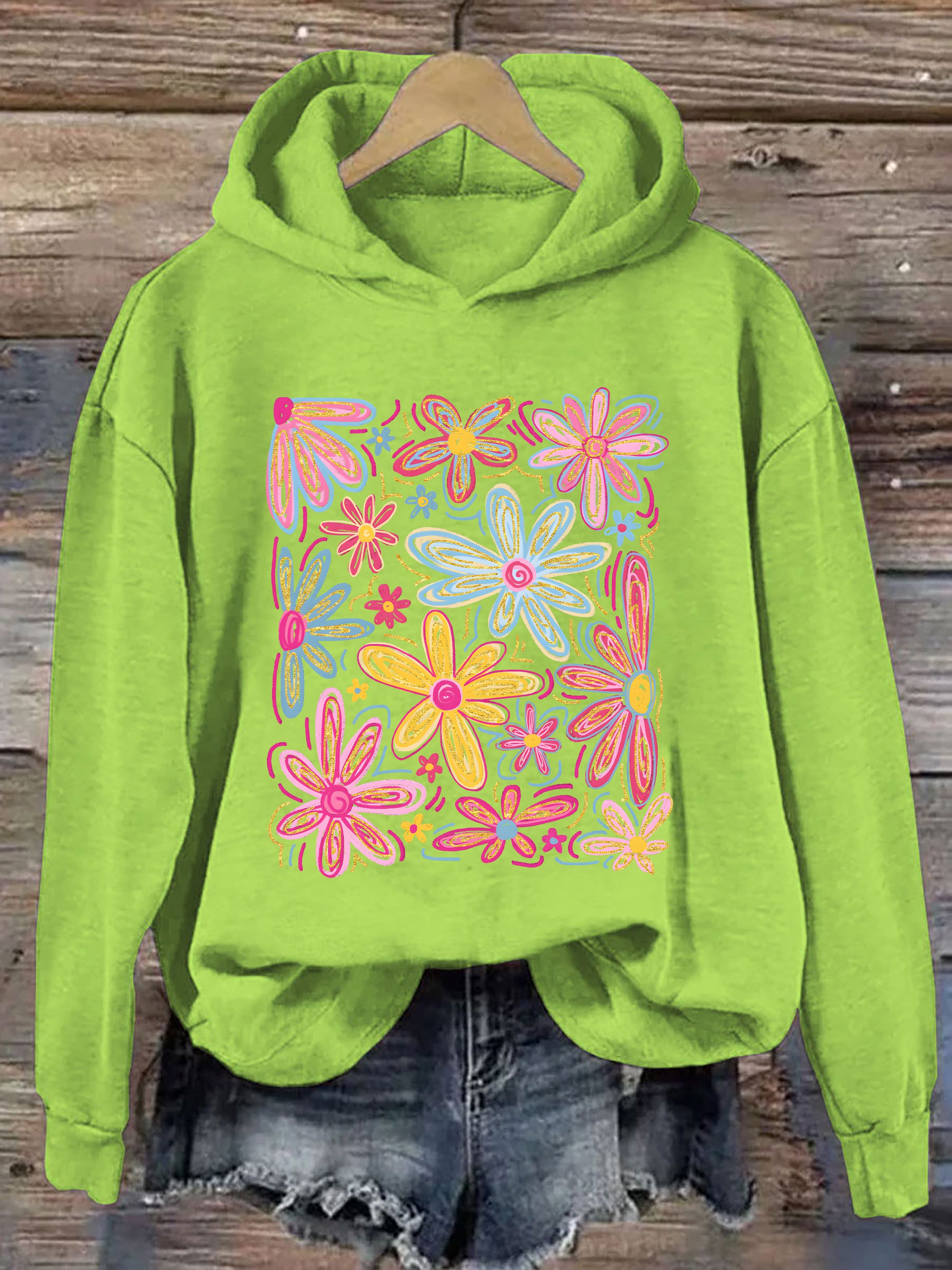 Floral Hoodie