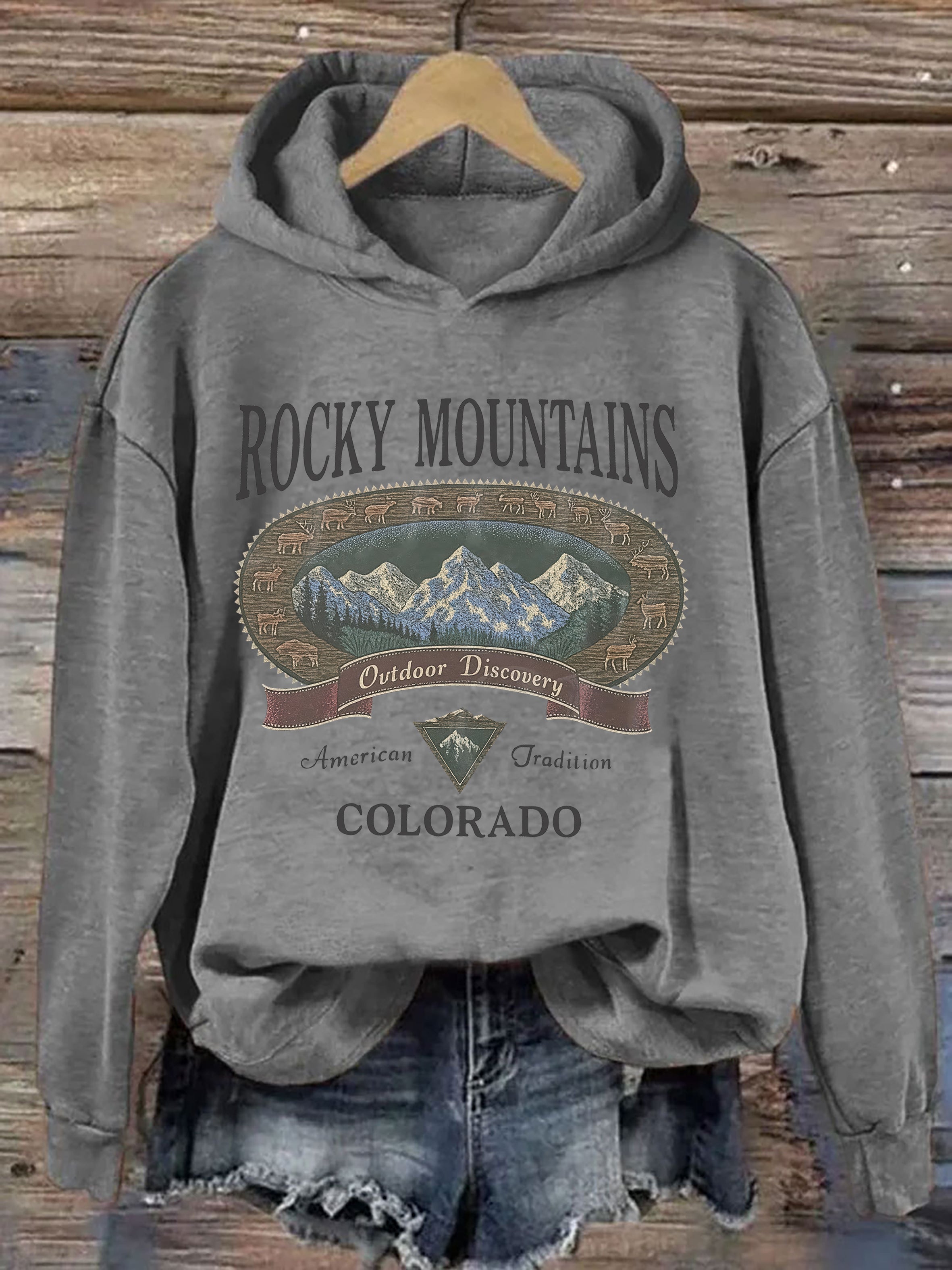Rocky Mountains Colorado Hoodie