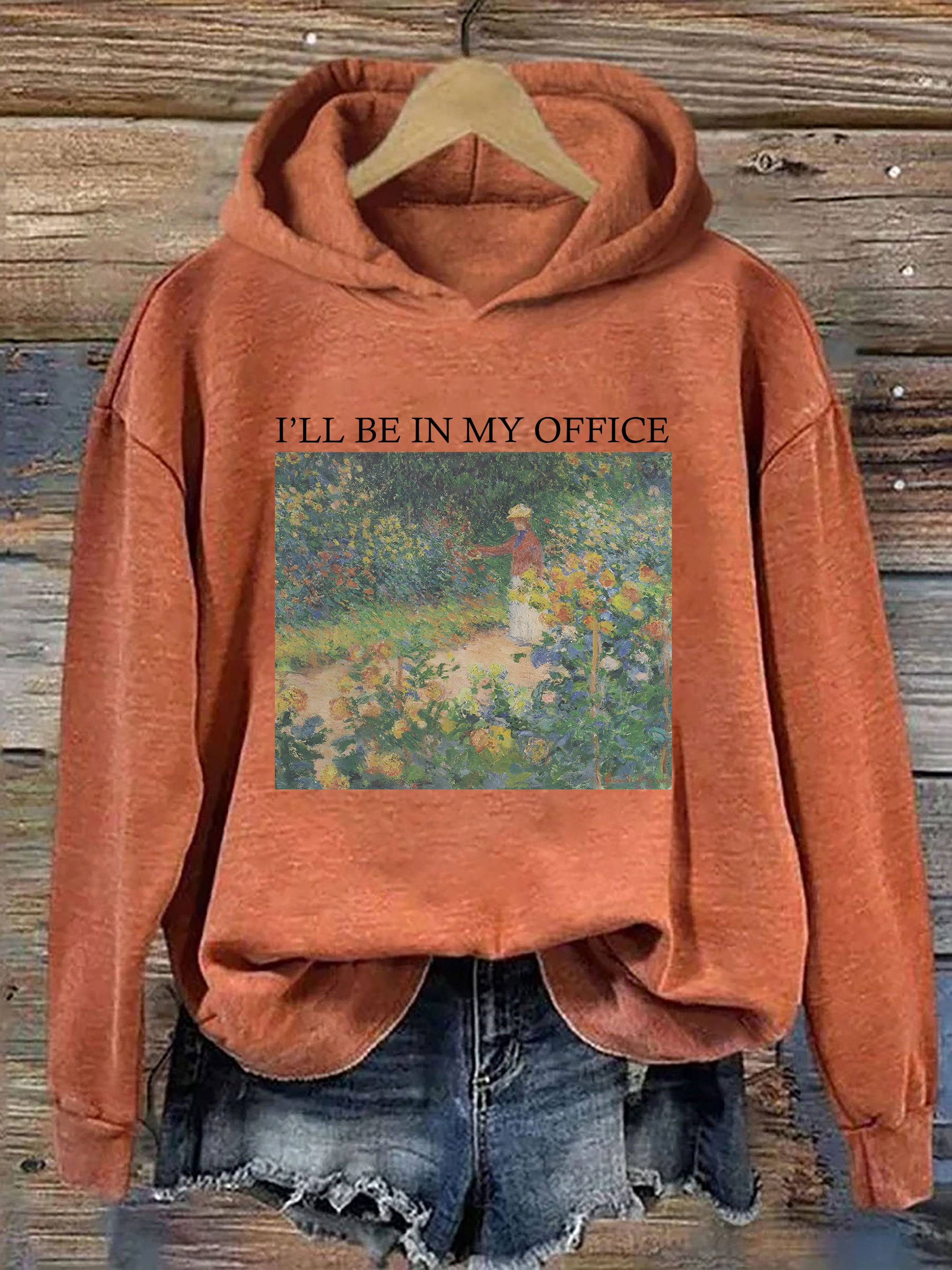 I'll Be In My Office Garden Hoodie