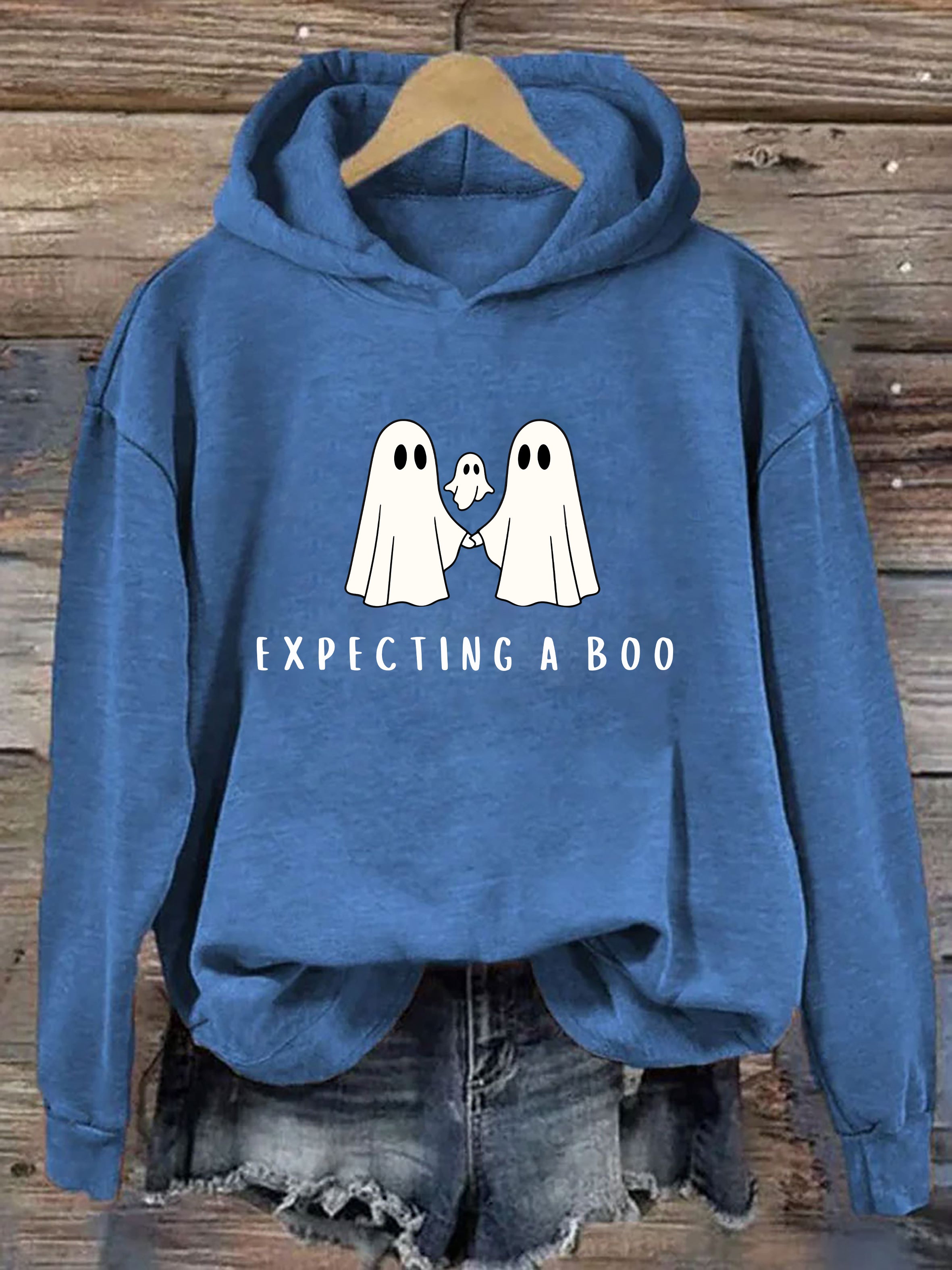 Pregnancy Announcement Halloween Hoodie