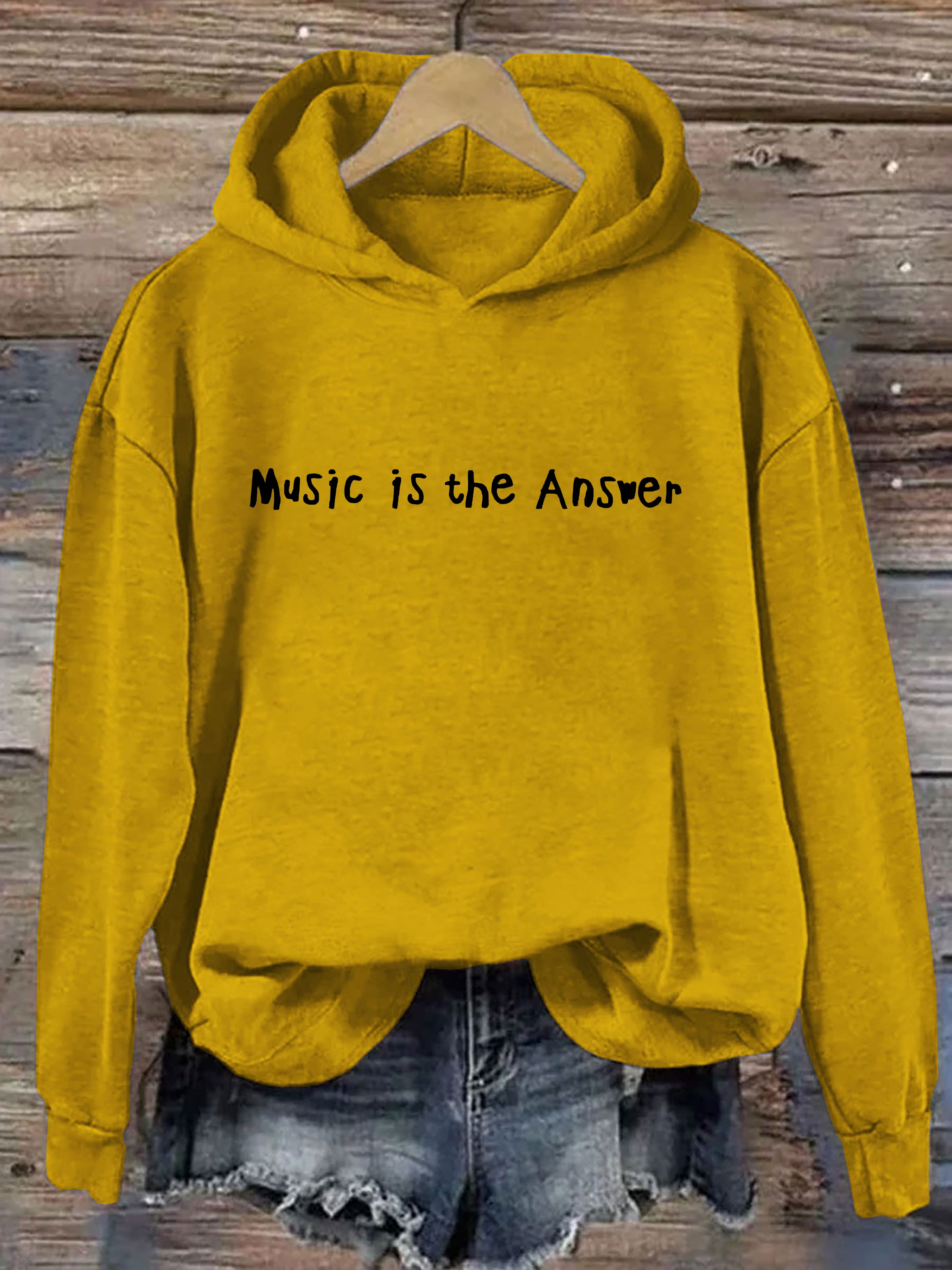 Music Is The Answer Hoodie