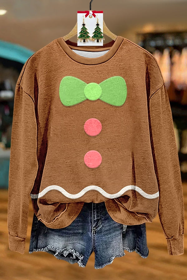Funny Christmas Gingerbread Man Sweatshirt