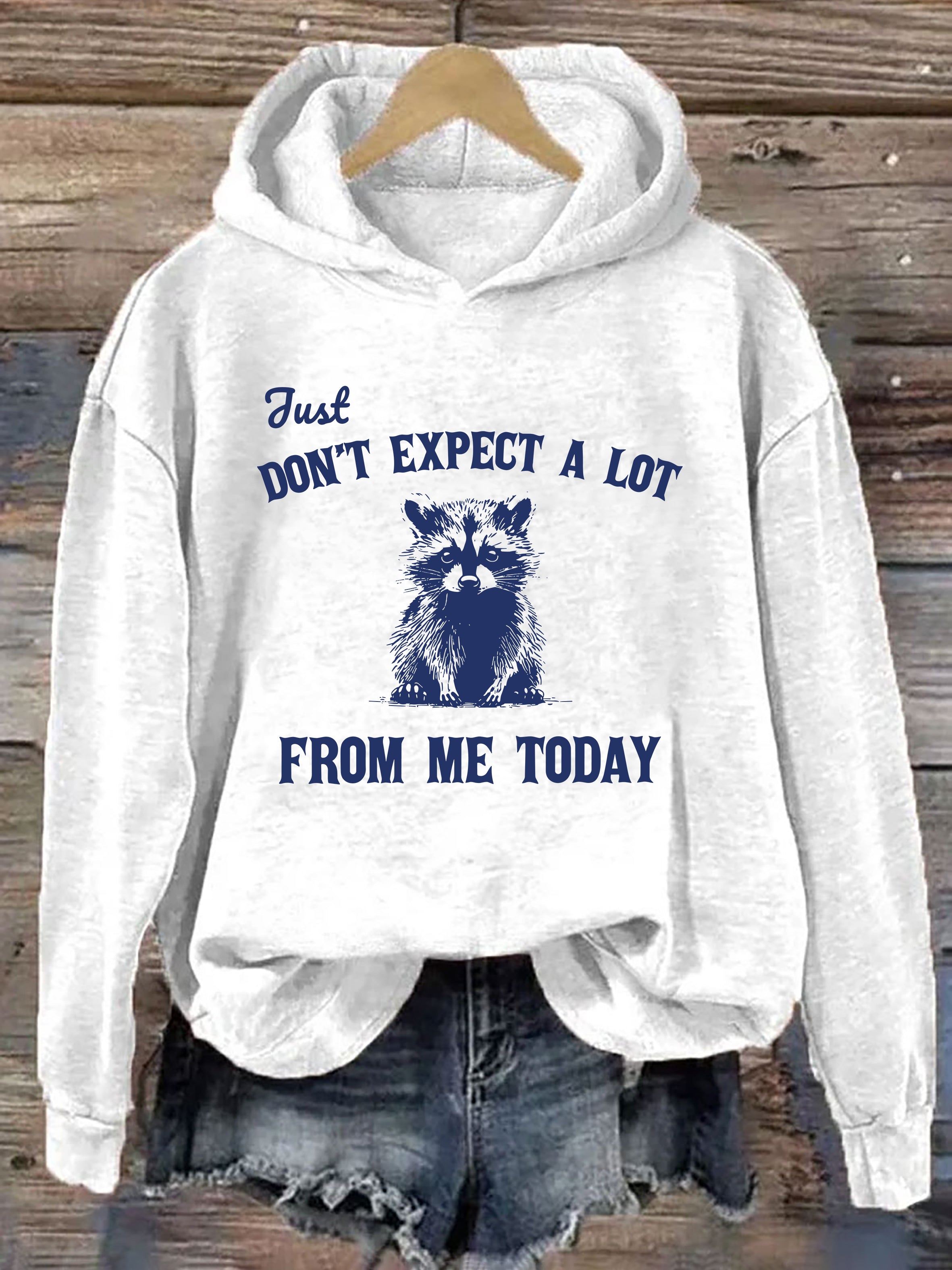 Don't Expect A Lot From Me Today Hoodie