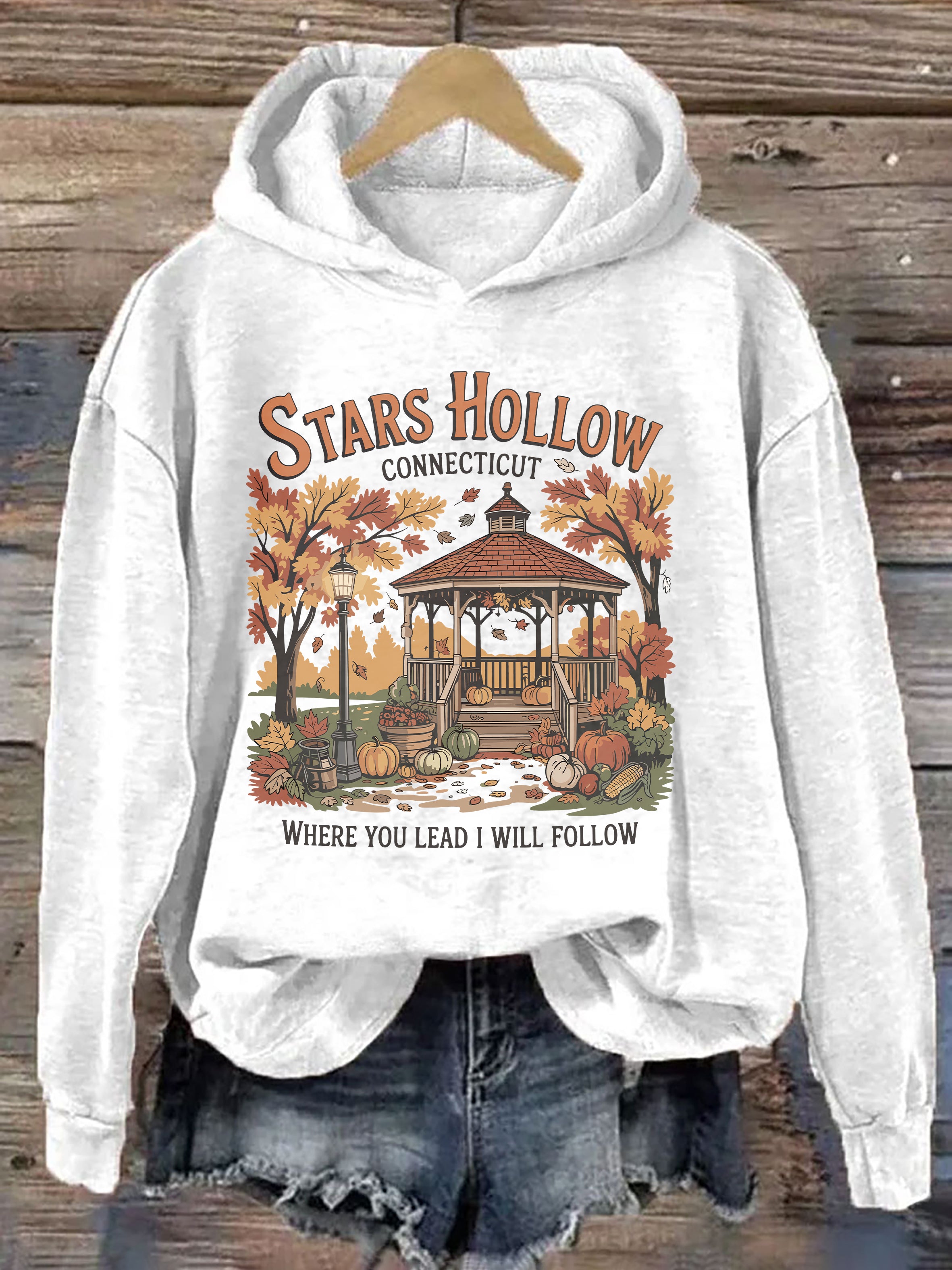 Stars Hollow Where You Lead I Will Follow Hoodie