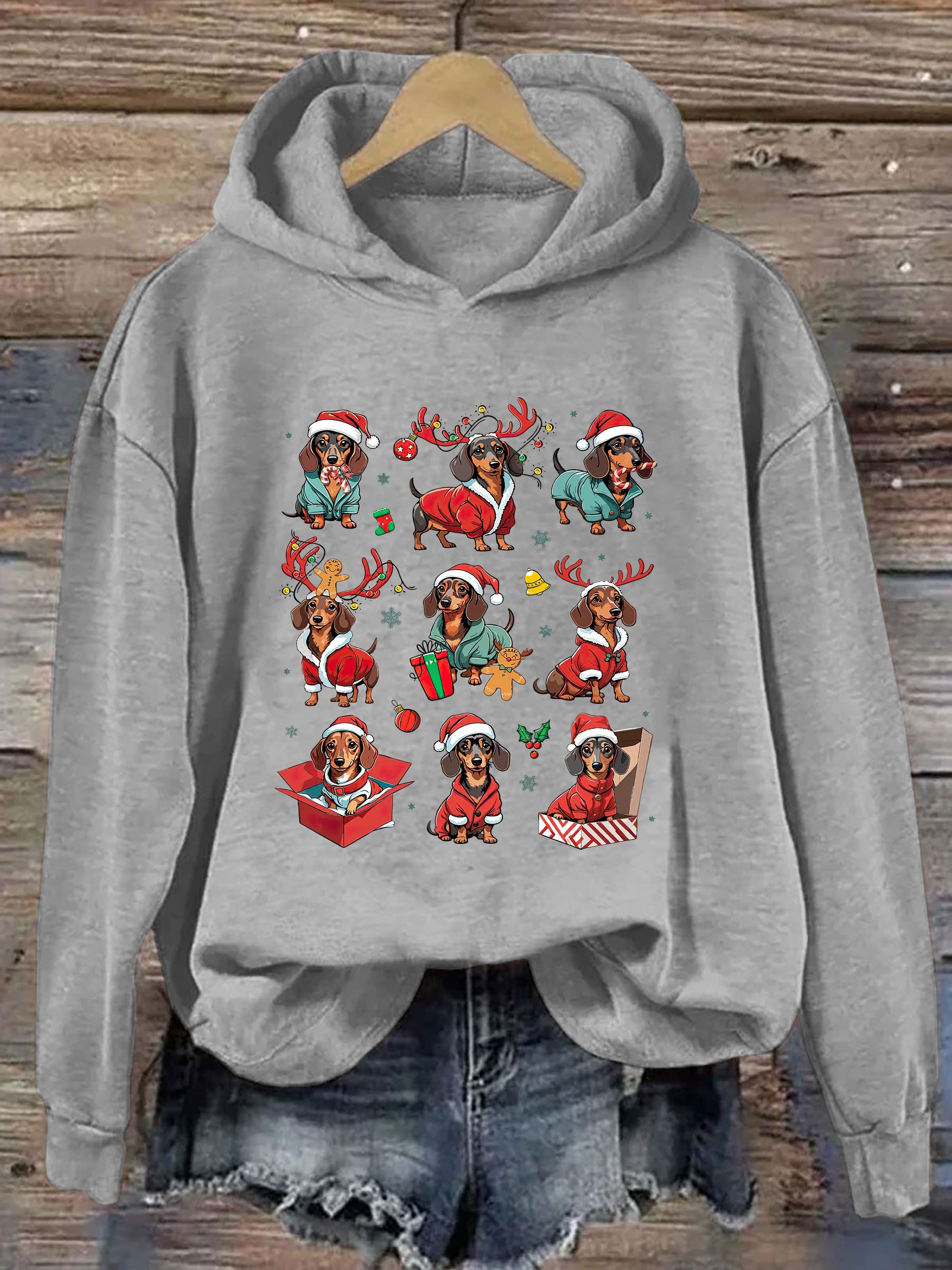 Dachshund Christmas Hoodie
