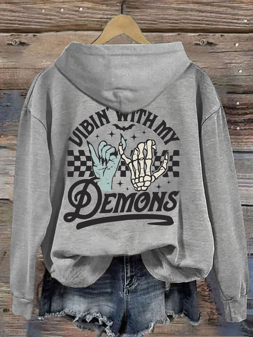 Vibin' With My Demons Hoodie