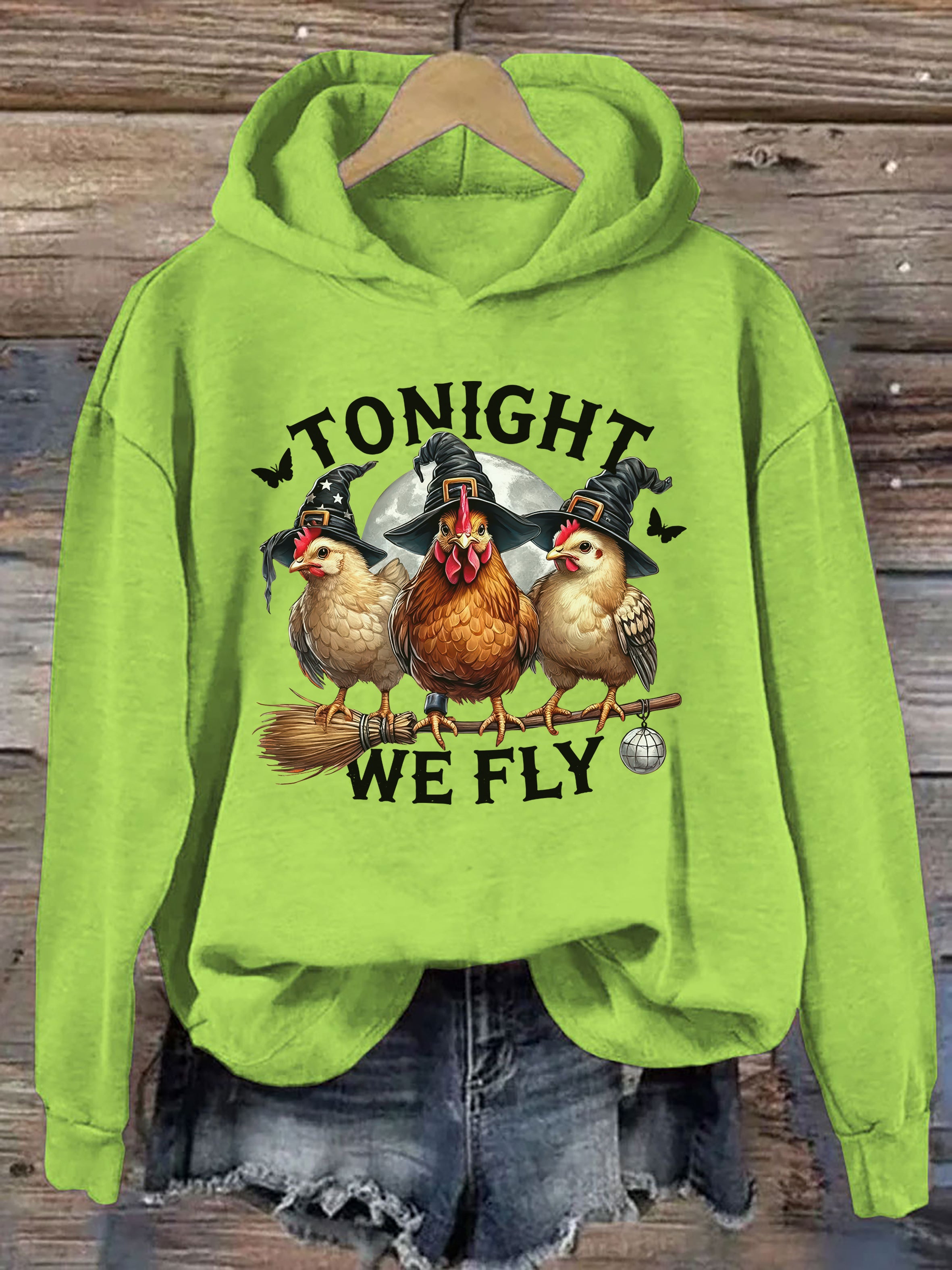 Tonight We Fly Chicken Hoodie