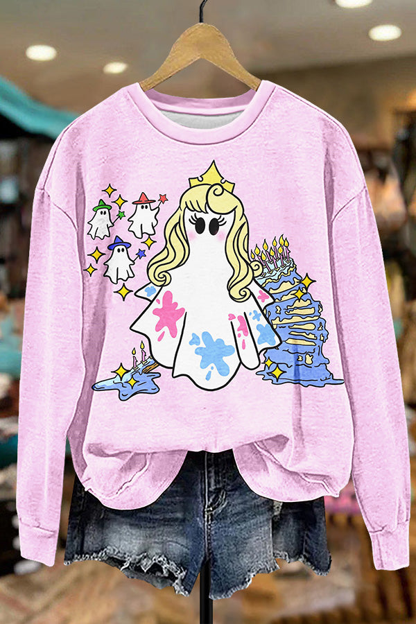 Halloween Princess Ghost Sweatshirt
