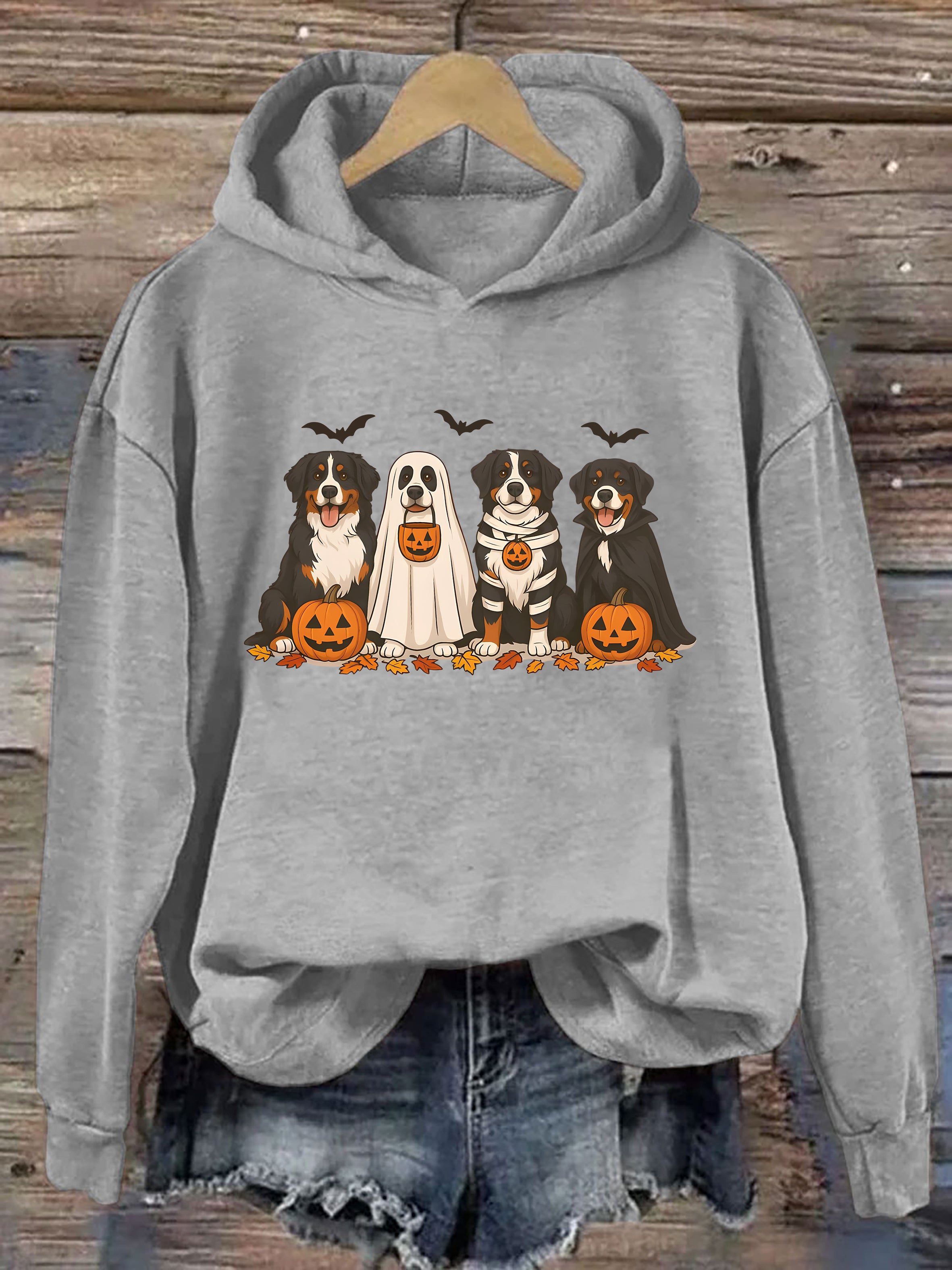 Bernese Mountain Dog Halloween Hoodie