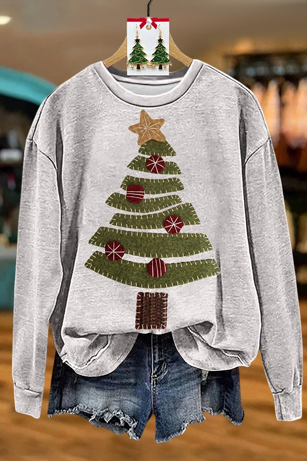 Vintage Christmas Tree Sweatshirt