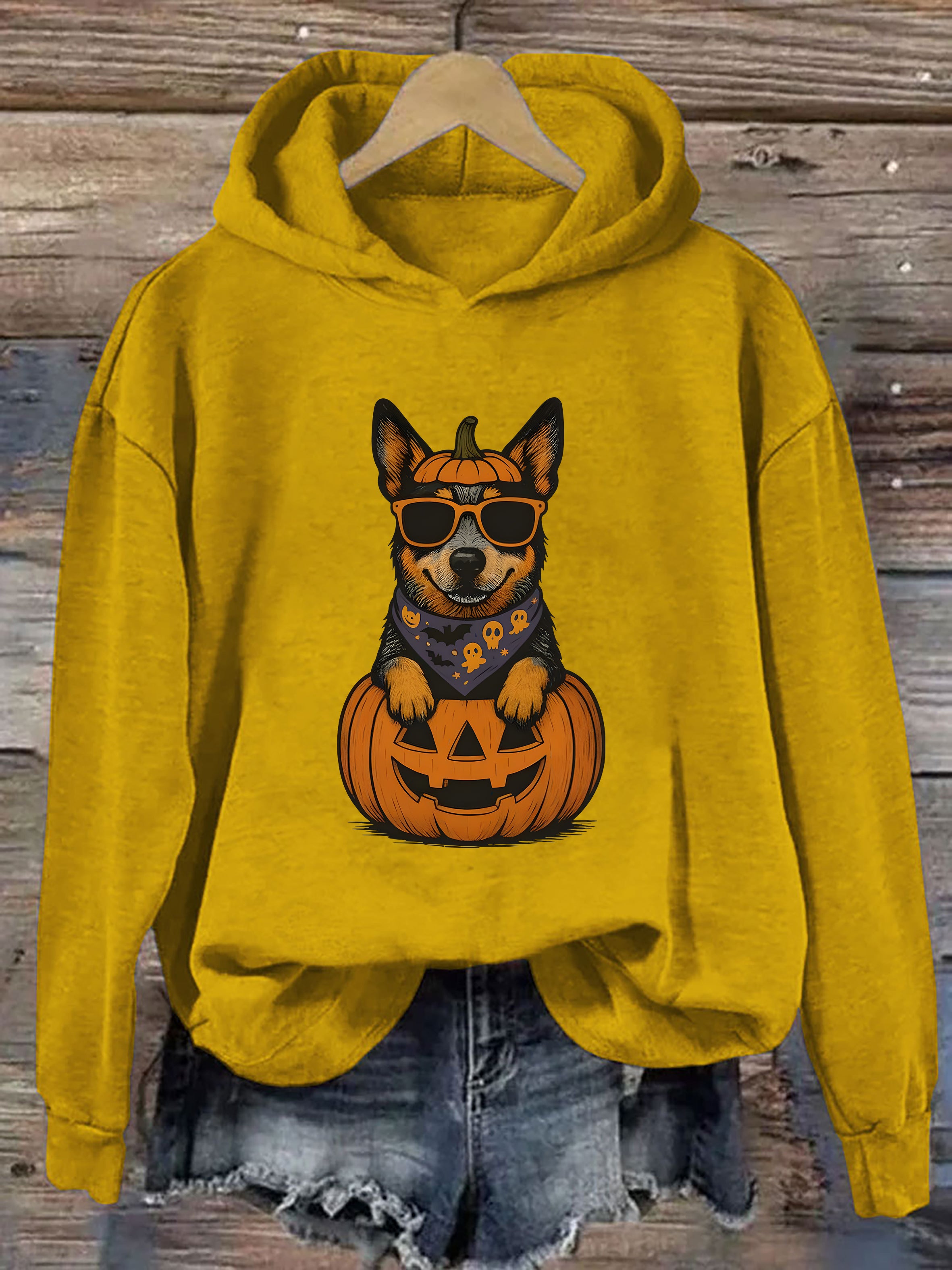 Blue Heeler Halloween Hoodie