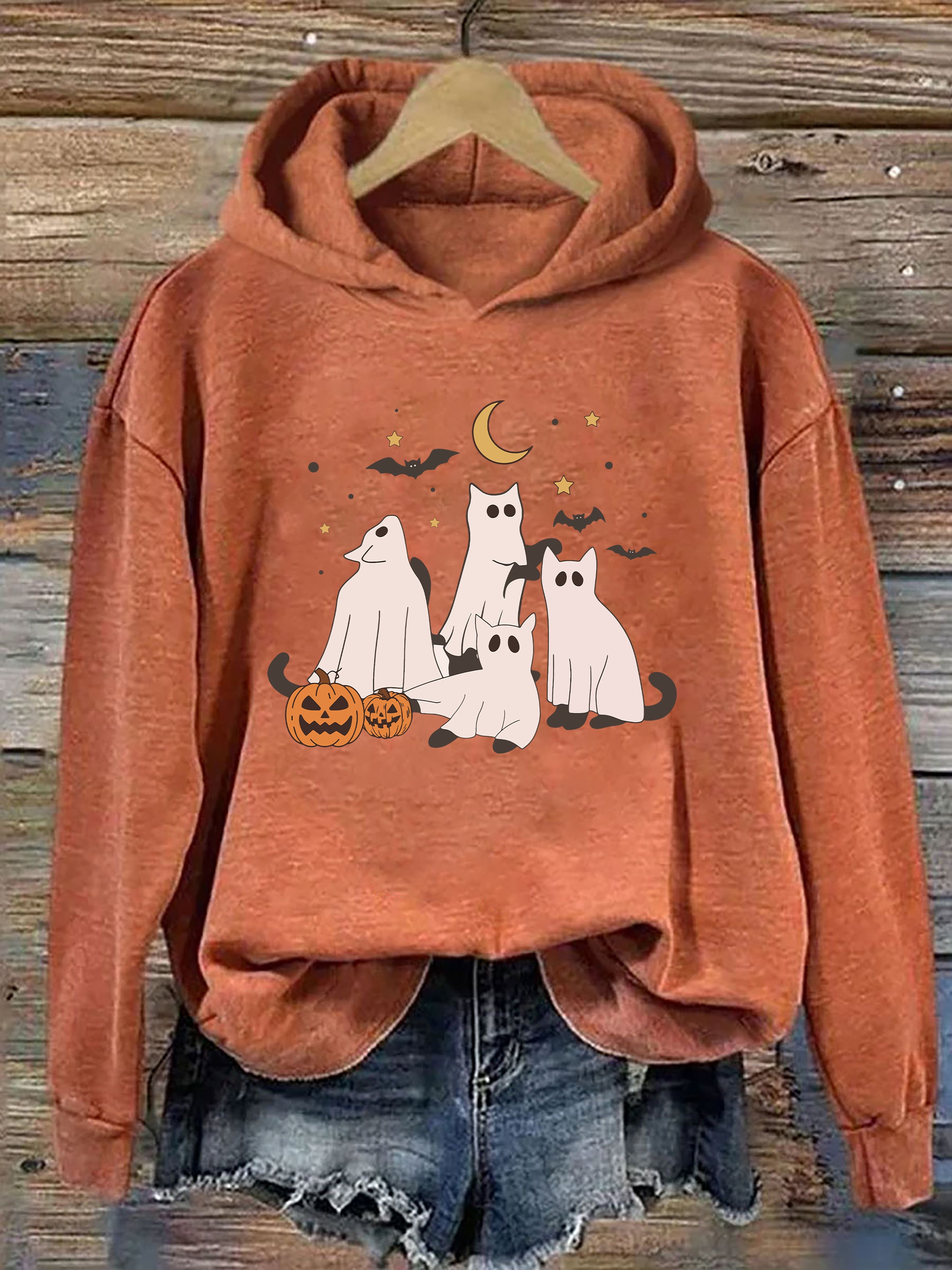 Ghost Cat Hoodie