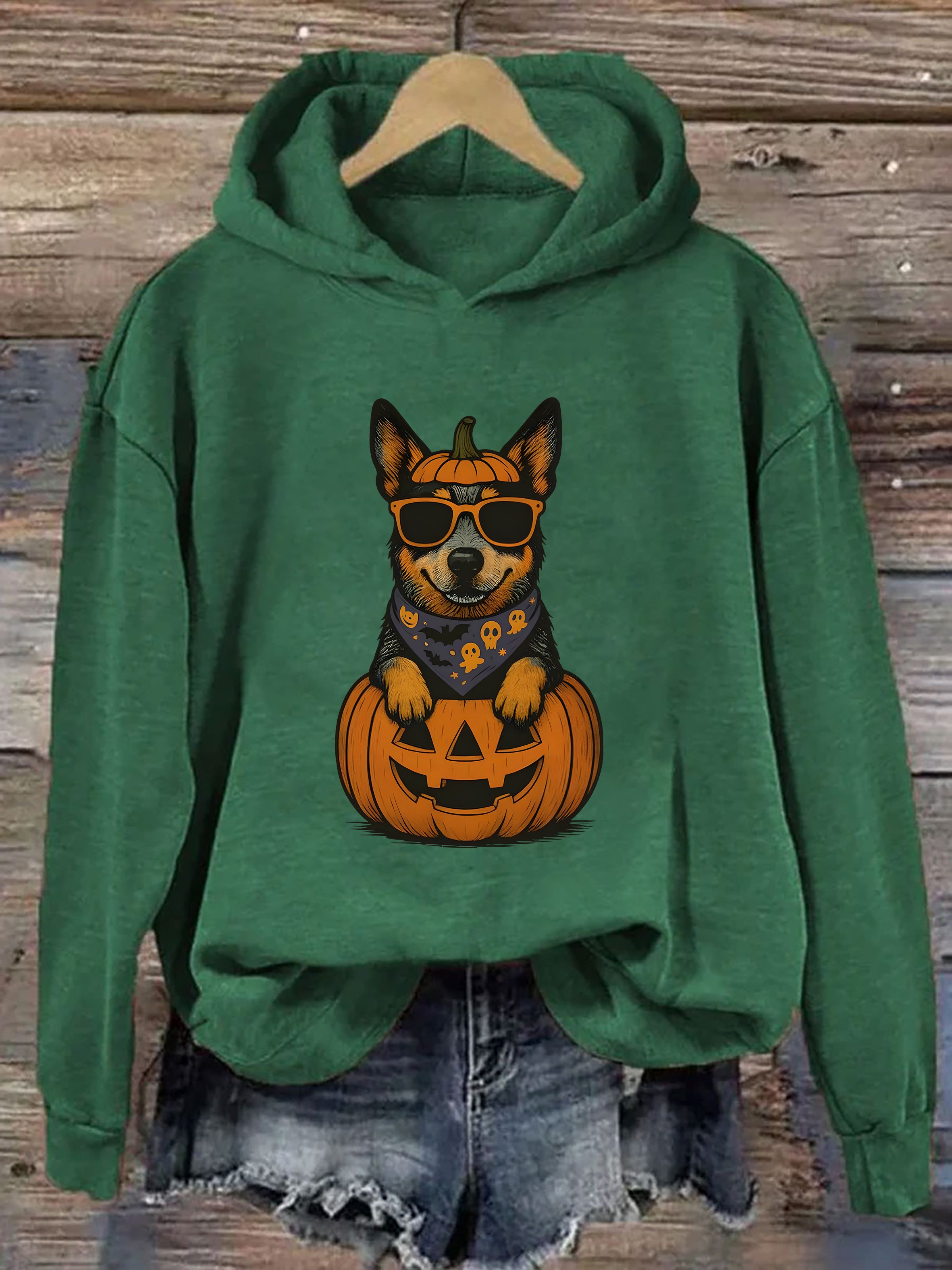 Blue Heeler Halloween Hoodie